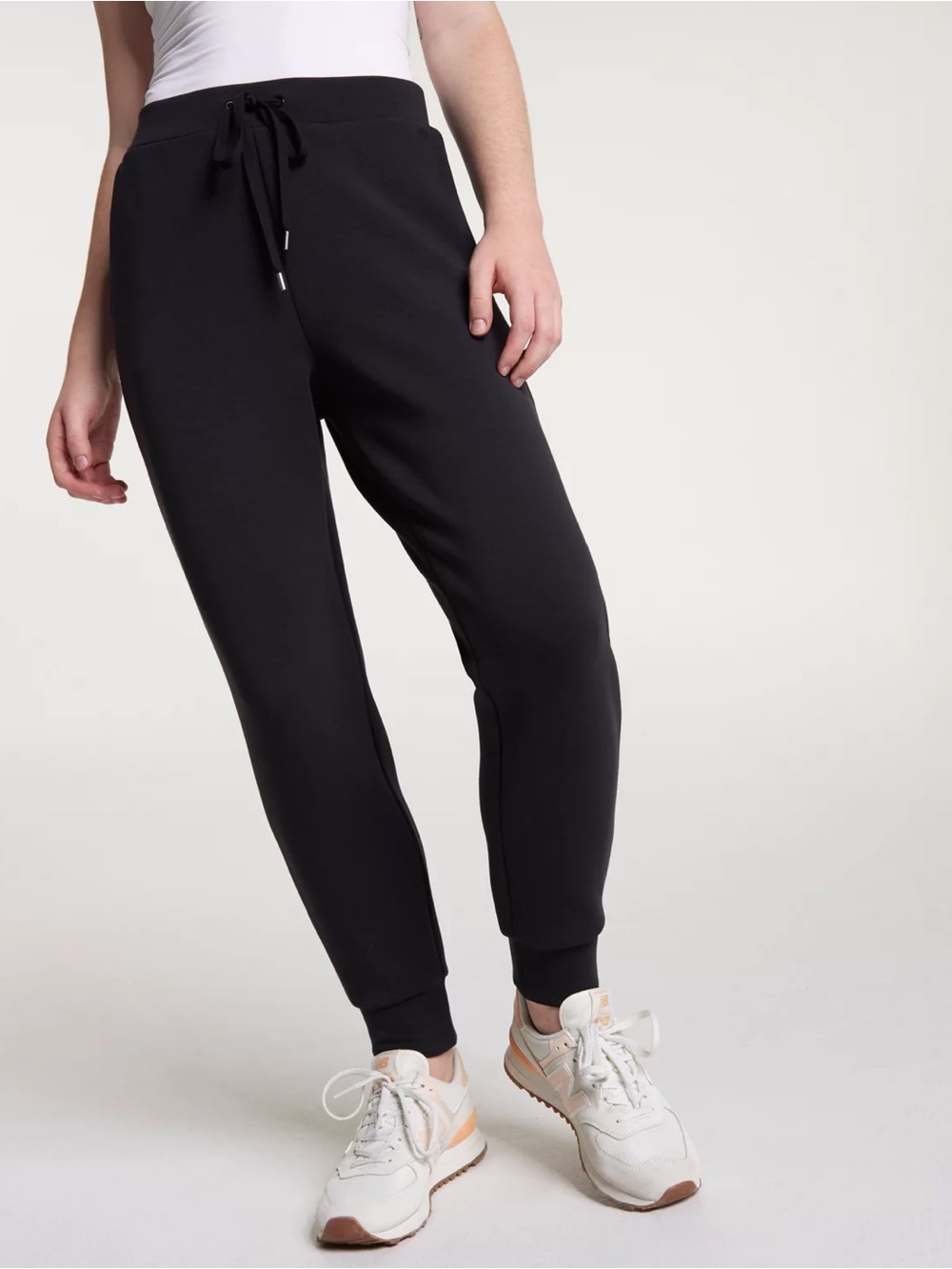 CALIA Women's Soft Scuba Jogger Black Small